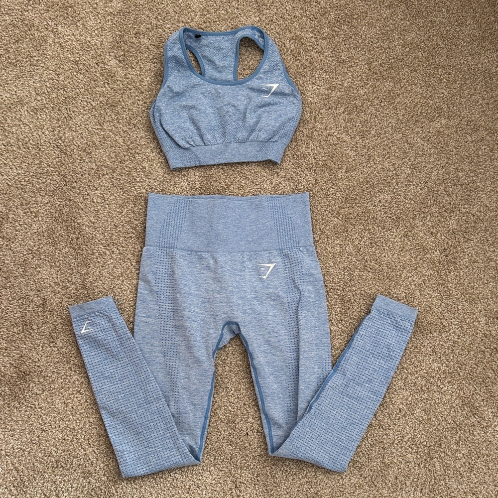 Gymshark Blue Workout Set